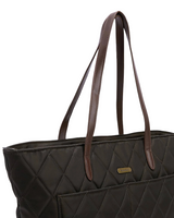 Barbour Quilted Tote Handbag