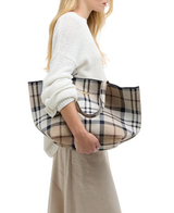Barbour Layla Tartan Large Tote Handbag