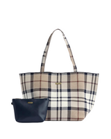Barbour Layla Tartan Large Tote Handbag