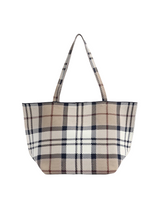 Barbour Layla Tartan Large Tote Handbag