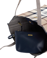 Barbour Layla Tartan Large Tote Handbag