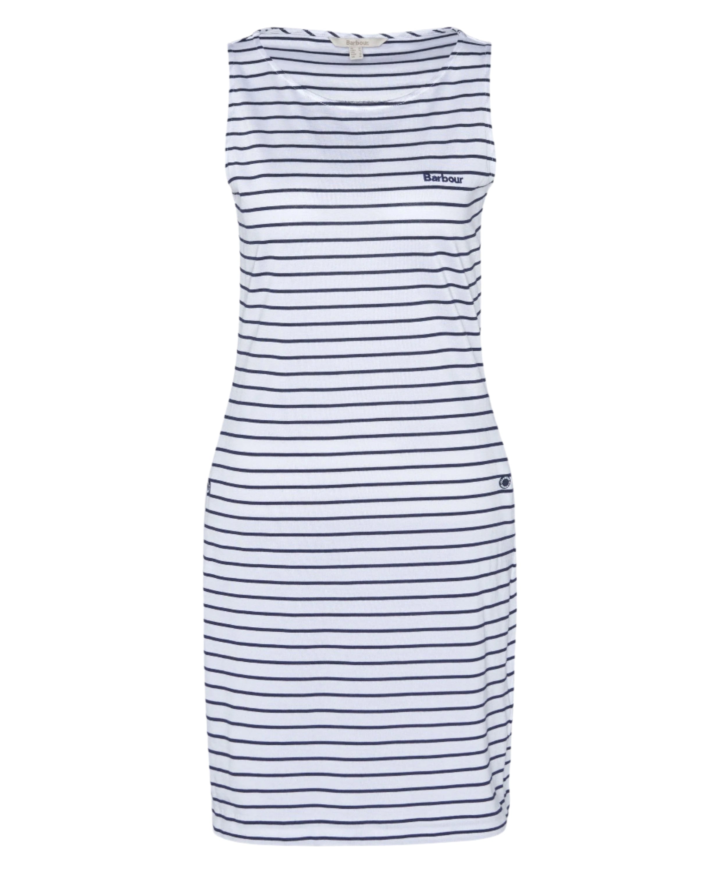 Barbour Womens Dalmore Striped Midi Dress