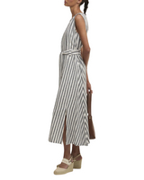 Barbour Womens Inez Striped Midi Dress