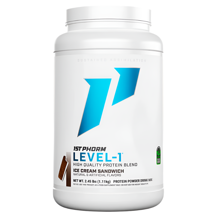 1st Phorm Level-1 Meal Replacement Protein Powder - Ice Cream Sandwich - 2 lbs.