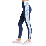 Skechers Womens GO WALK Seascape Floral Full Length High-Waisted Leggings