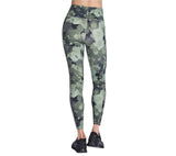 SKECHERS Womens Go Flex Rib Inbloom Full Length High-Waisted Leggings