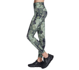 SKECHERS Womens Go Flex Rib Inbloom Full Length High-Waisted Leggings