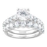 Badgley Mischka 3.25 CTW Lab-Grown Diamond 10K Gold Bridal Ring Set - Size 7