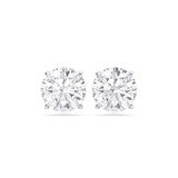 Badgley Mischka 3.00 CTW Round Diamond Sterling Silver Stud Earrings