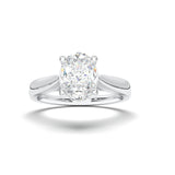 Badgley Mischka 2.00 CTW Oval Solitaire Lab-Grown Diamond Ring - Size 7