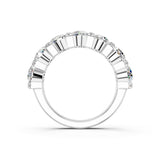 Badgley Mischka 3.00 CTW Sterling Silver Diamond Band Ring - Size 7