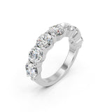Badgley Mischka 3.00 CTW Sterling Silver Diamond Band Ring - Size 7