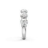 Badgley Mischka 3.00 CTW Sterling Silver Diamond Band Ring - Size 7
