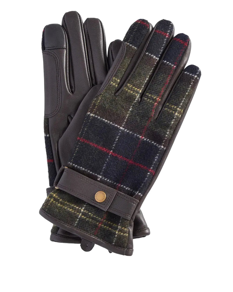 Barbour Womens Aubrey Tartan Gloves