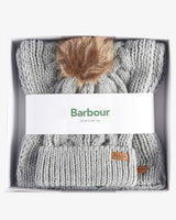 Barbour Womens Penshaw Beanie & Scarf Gift Set