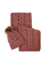 Barbour Womens Penshaw Beanie & Scarf Gift Set