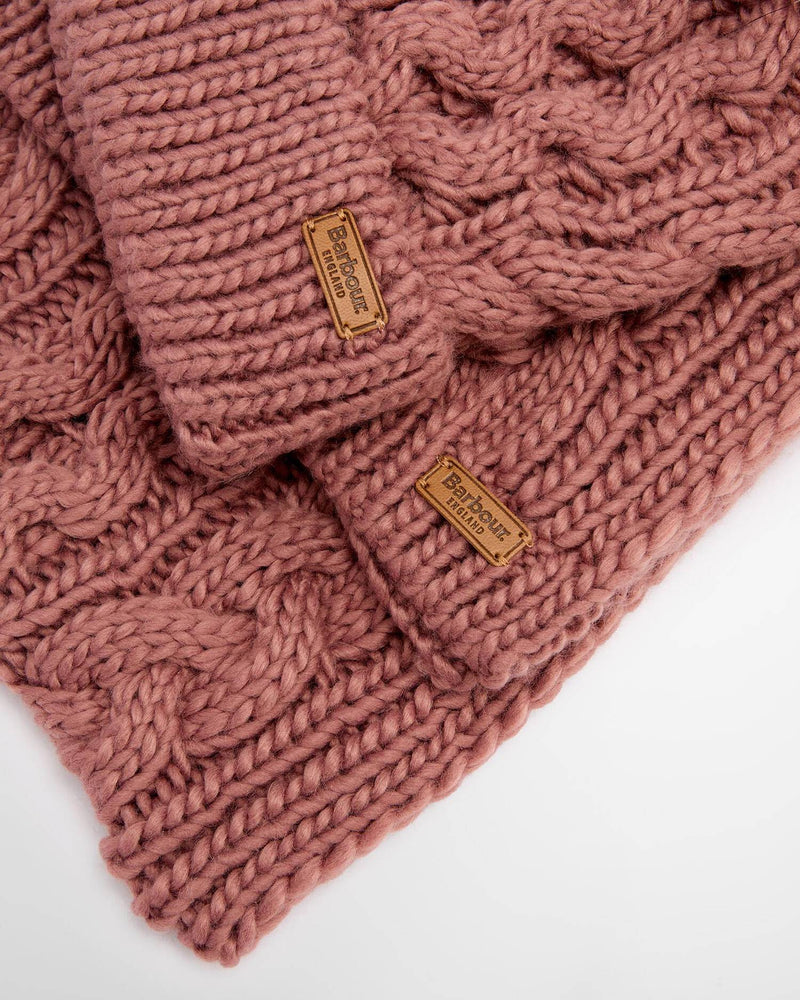 Barbour Womens Penshaw Beanie & Scarf Gift Set