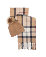 Barbour Womens Dover Beanie & Hailes Scarf Gift Set