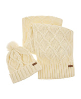 Barbour Womens Ridley Beanie and Scarf Set