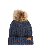 Barbour Womens Saltburn Beanie & Tartan Scarf Gift Set