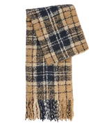 Barbour Womens Saltburn Beanie & Tartan Scarf Gift Set