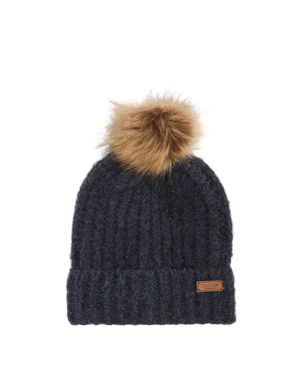 Barbour Womens Saltburn Beanie & Tartan Scarf Gift Set