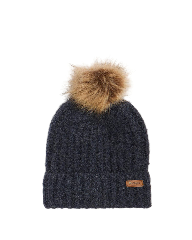 Barbour Womens Saltburn Beanie & Tartan Scarf Gift Set