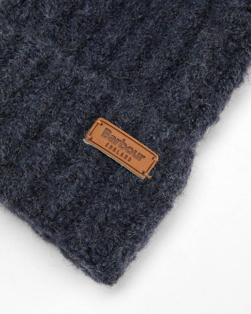 Barbour Womens Saltburn Beanie & Tartan Scarf Gift Set