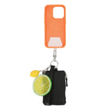 Mundi Connect and Go Lime Slice/Lemon Pebble Wristlet