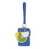 Mundi Connect and Go Lime Slice/Lemon Pebble Wristlet