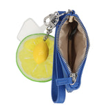 Mundi Connect and Go Lime Slice/Lemon Pebble Wristlet