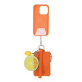 Mundi Connect and Go Lime Slice/Lemon Pebble Wristlet