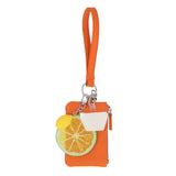 Mundi Connect and Go Lime Slice/Lemon Pebble Wristlet