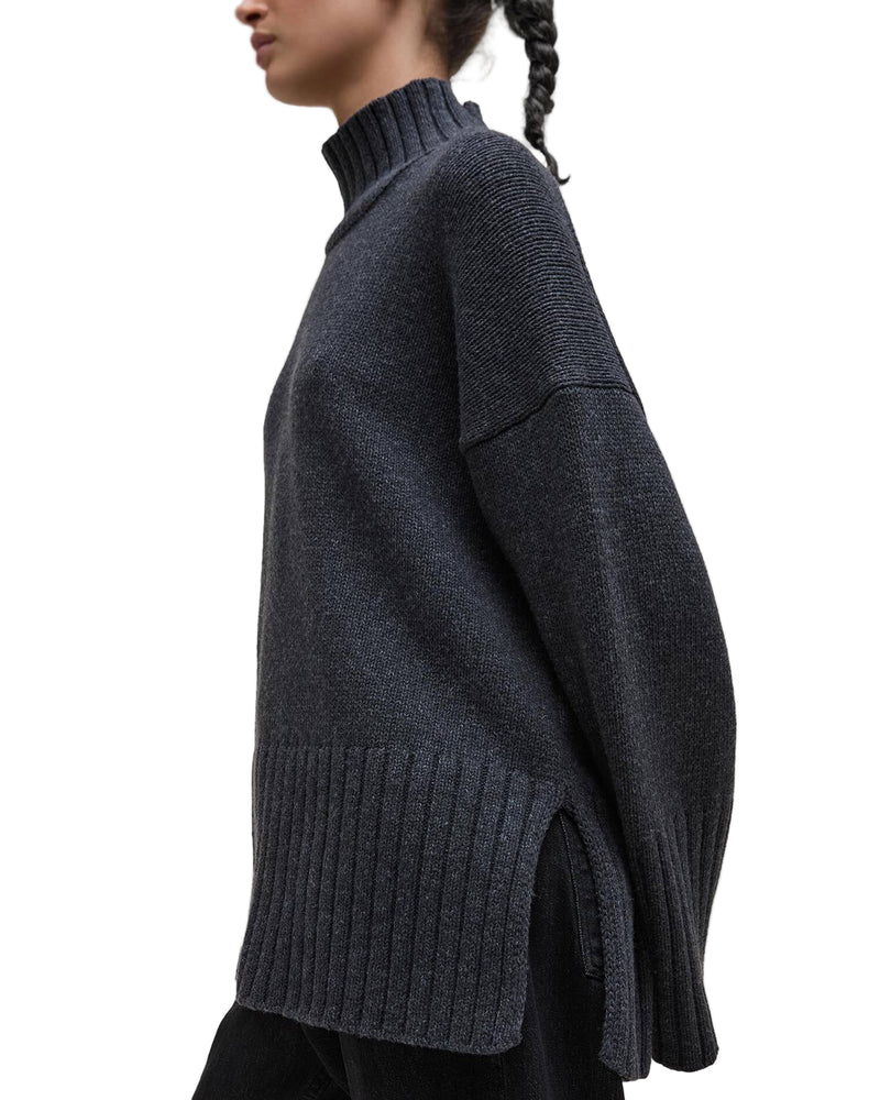 Barbour Womens Serena High-Neck Jumper Sweater