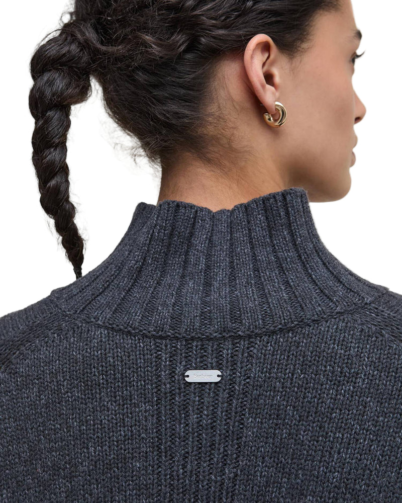 Barbour Womens Serena High-Neck Jumper Sweater