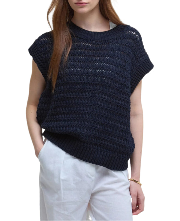 Barbour Womens Melanie Sleeveless Knit Sweater