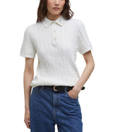 Barbour Womens Hartland Knitted Short Sleeve Polo Shirt