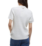 Barbour Womens Hartland Knitted Short Sleeve Polo Shirt