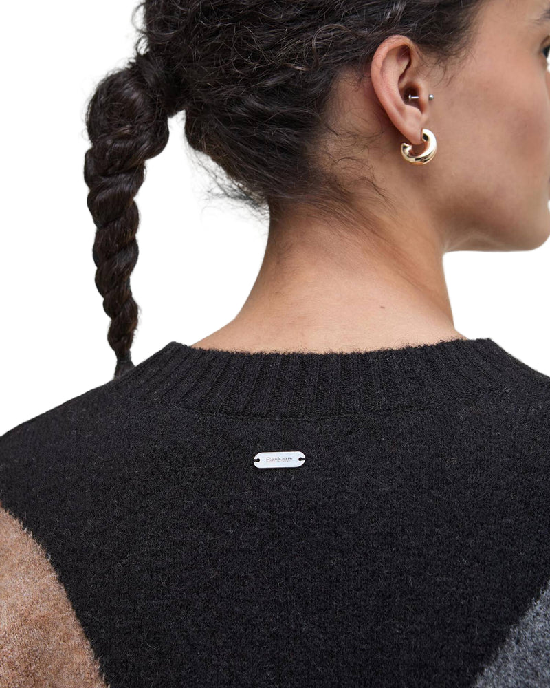 Barbour Womens Sabrina Crew Neck Jumper Sweater