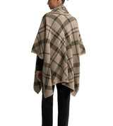 Barbour Womens Vienna Tartan Wool-Blend Cape