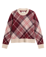Barbour Womens Stevie Tartan Wool Jumper Sweater