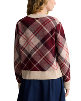 Barbour Womens Stevie Tartan Wool Jumper Sweater