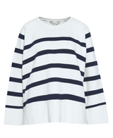 Barbour Womens Delaney Striped Sweatshirt