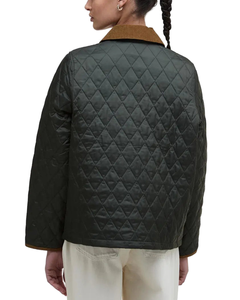 Barbour Womens Icons Cropped Liddesdale Quilted Jacket