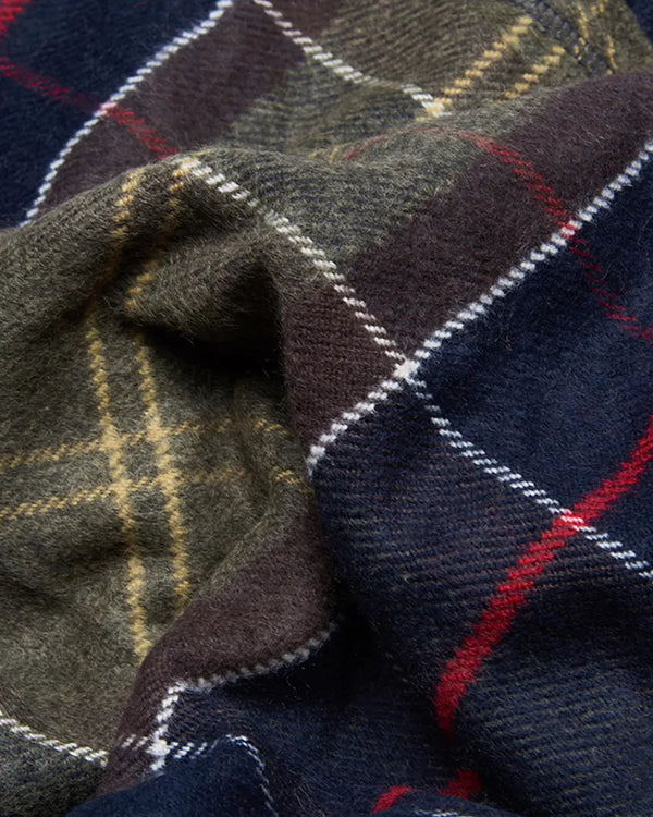 Barbour Womens Staffin Tartan Serape Scarf
