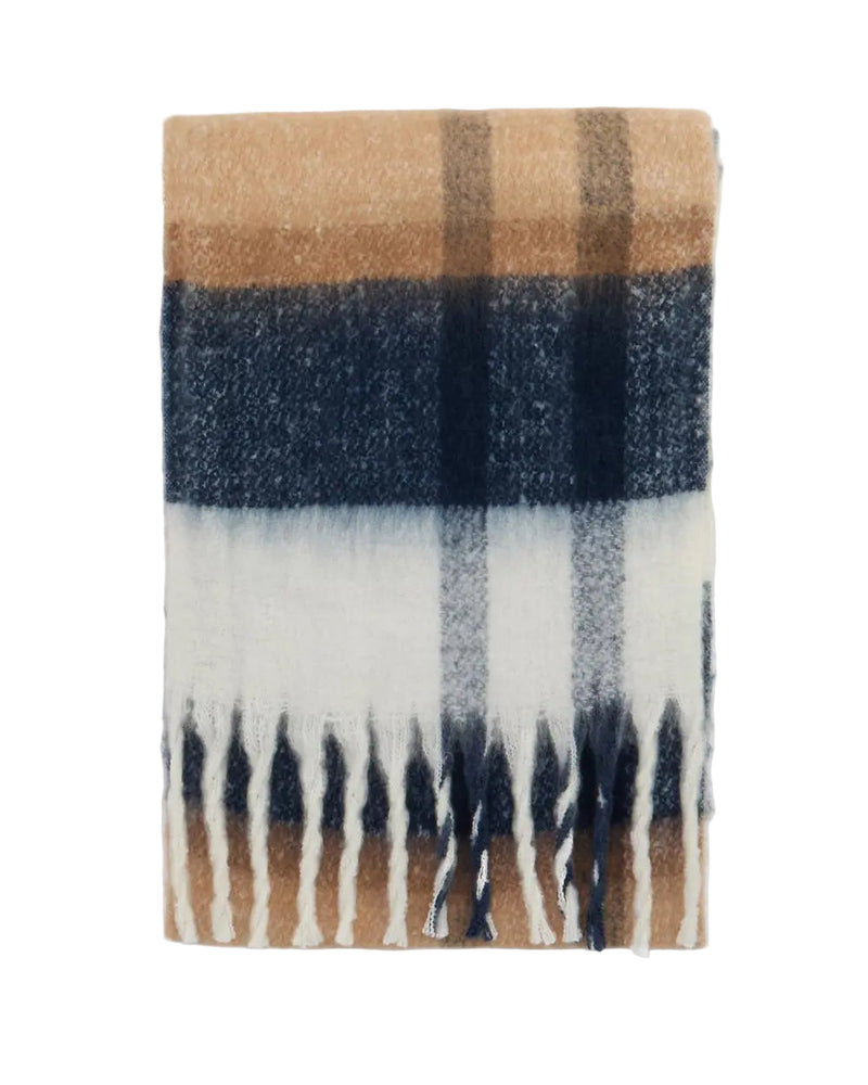 Barbour Womens Isla Tartan Boucle Scarf