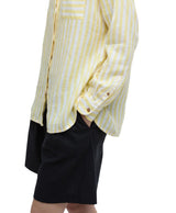 Barbour Womens Annie Striped Linen Long Sleeve Shirt