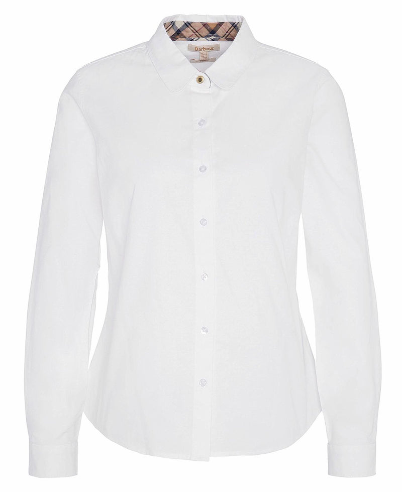 Barbour Womens Lavender Tailored Long Sleeve Shirt