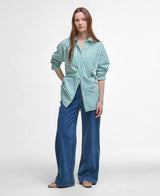 Barbour Womens Nicola Striped Relaxed Long-Sleeved Shirt