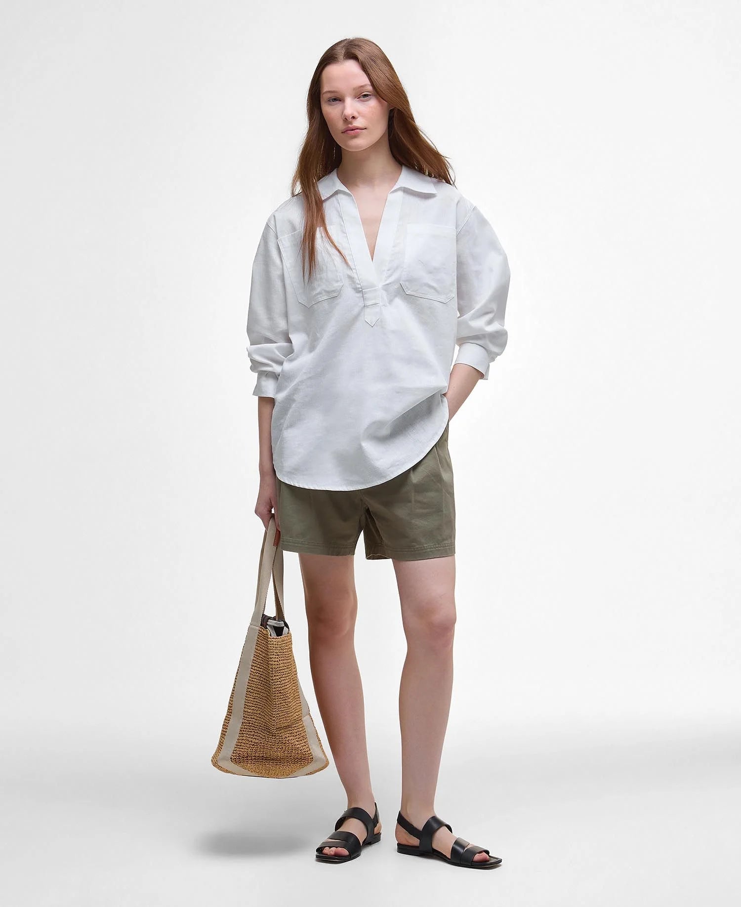 Barbour Womens Cecile Relaxed Tunic Shirt